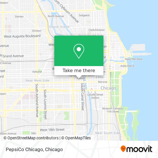 PepsiCo Chicago map