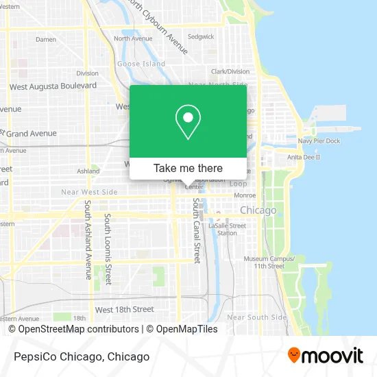PepsiCo Chicago map