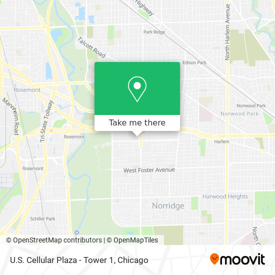 U.S. Cellular Plaza - Tower 1 map