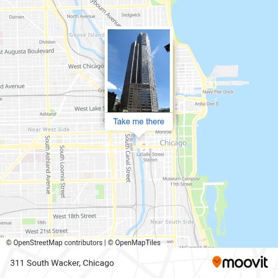 311 South Wacker map