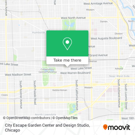 Mapa de City Escape Garden Center and Design Studio