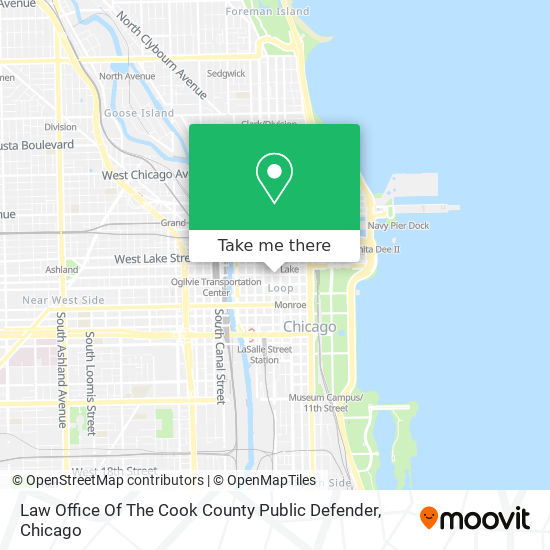 Law Office Of The Cook County Public Defender map