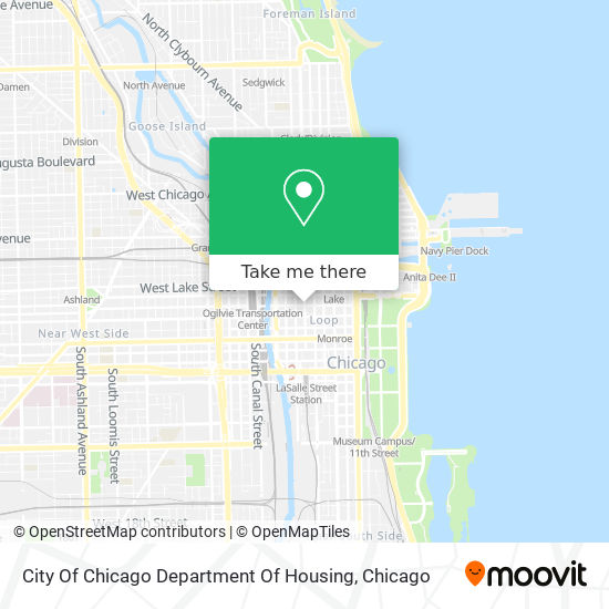 Mapa de City Of Chicago Department Of Housing