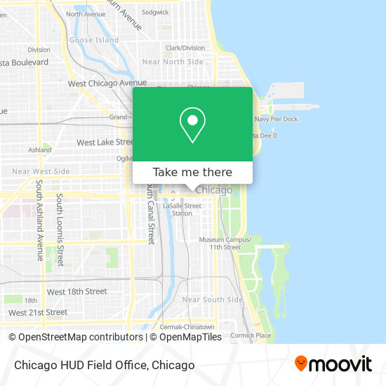 Chicago HUD Field Office map