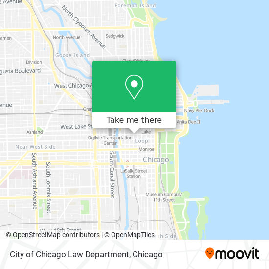 City of Chicago Law Department map