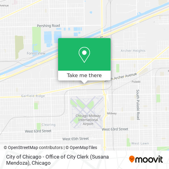 City of Chicago - Office of City Clerk (Susana Mendoza) map