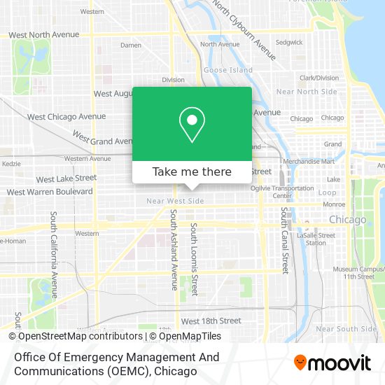 Office Of Emergency Management And Communications (OEMC) map