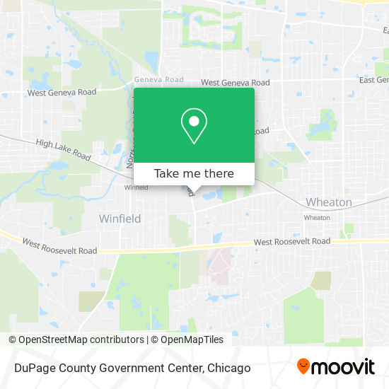 DuPage County Government Center map