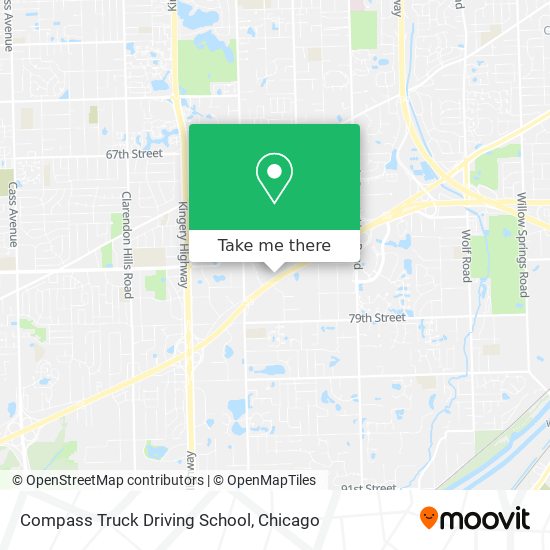Compass Truck Driving School map