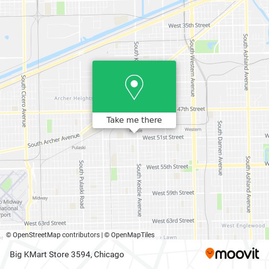 Mapa de Big KMart Store 3594