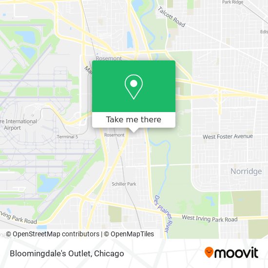 Bloomingdale's Outlet map