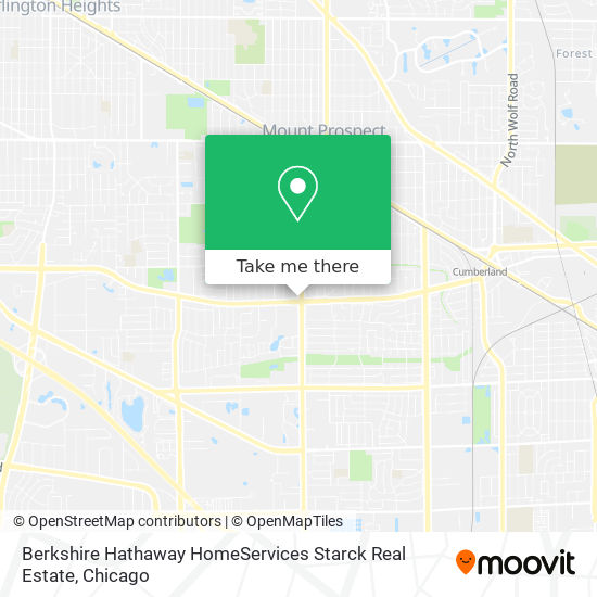 Berkshire Hathaway HomeServices Starck Real Estate map