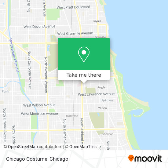 Chicago Costume map