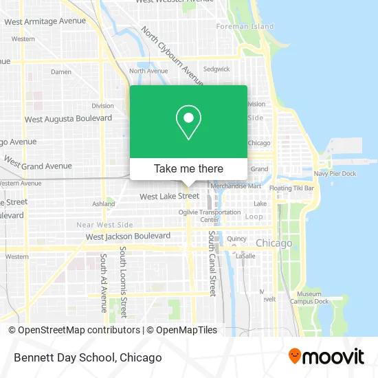 Bennett Day School map