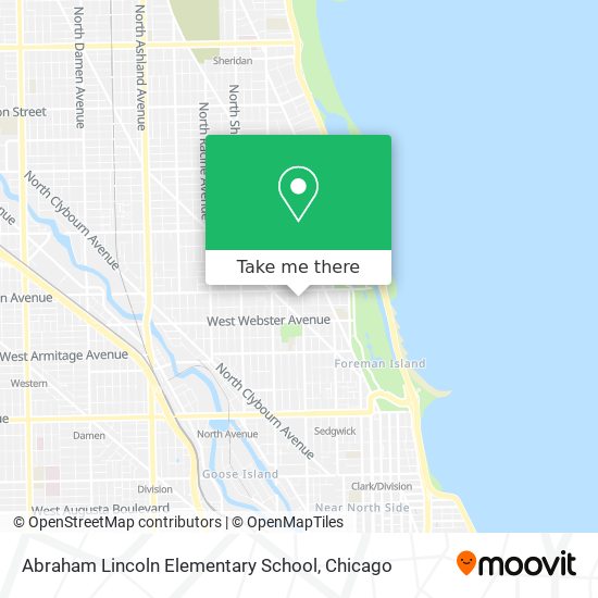 Abraham Lincoln Elementary School map