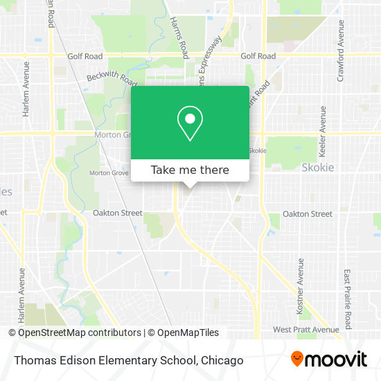 Mapa de Thomas Edison Elementary School
