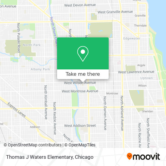 Mapa de Thomas J Waters Elementary