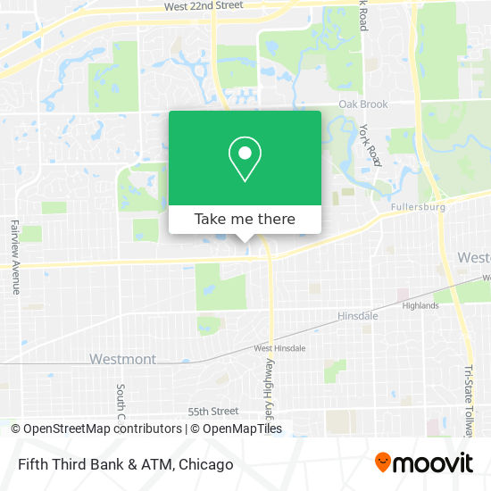 Fifth Third Bank & ATM map