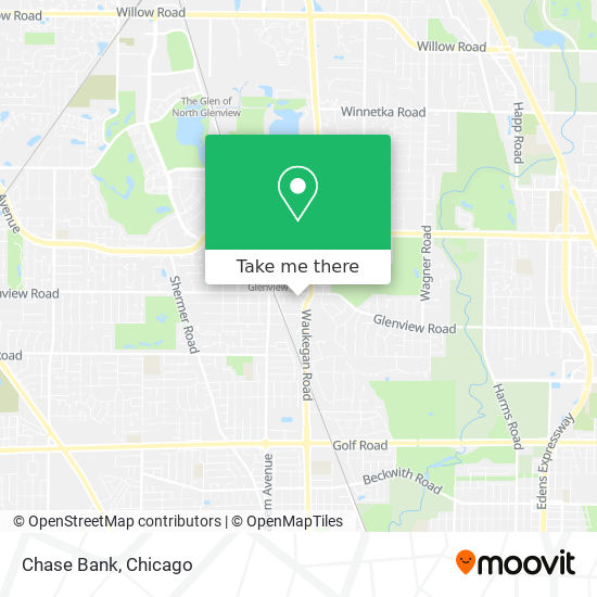 Chase Bank map