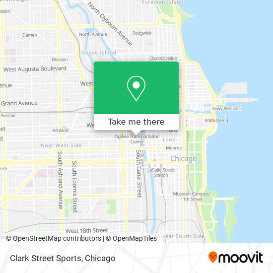 Mapa de Clark Street Sports