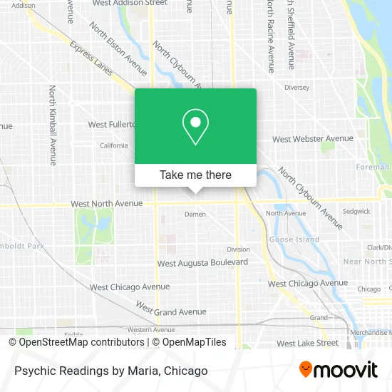 Psychic Readings by Maria map