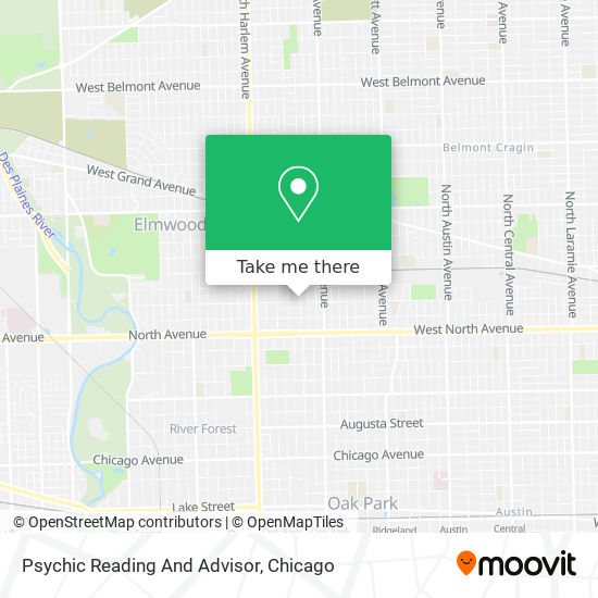 Psychic Reading And Advisor map