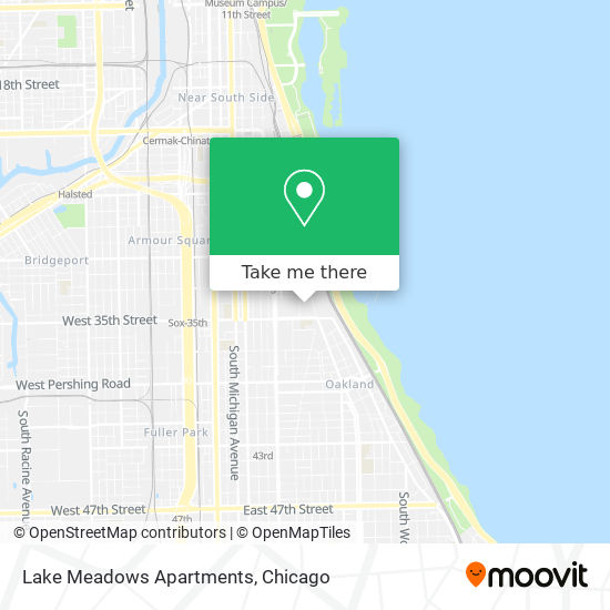 Lake Meadows Apartments map