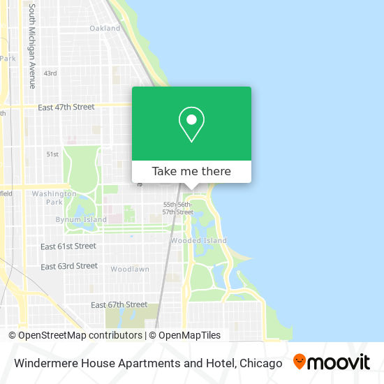 Windermere House Apartments and Hotel map