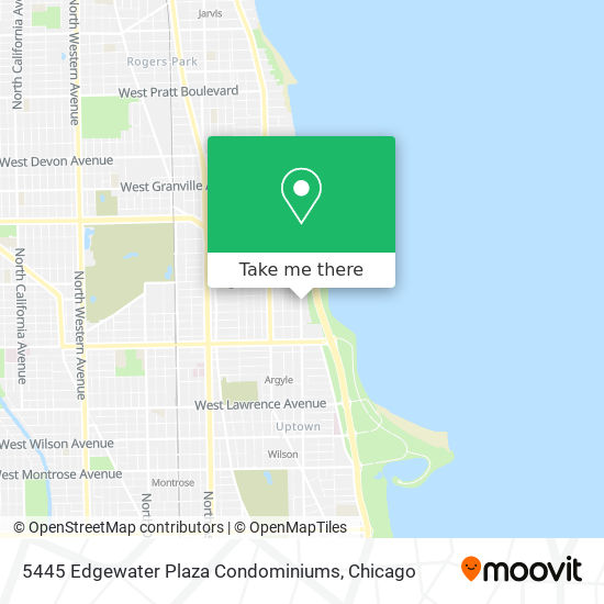 Mapa de 5445 Edgewater Plaza Condominiums