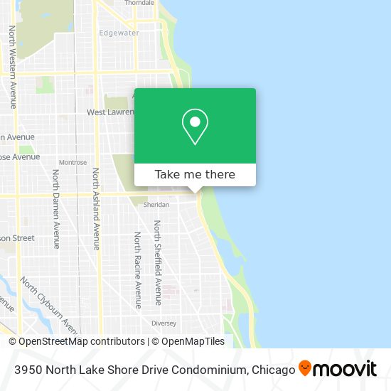 Mapa de 3950 North Lake Shore Drive Condominium