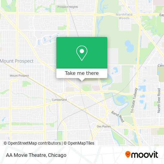 AA Movie Theatre map