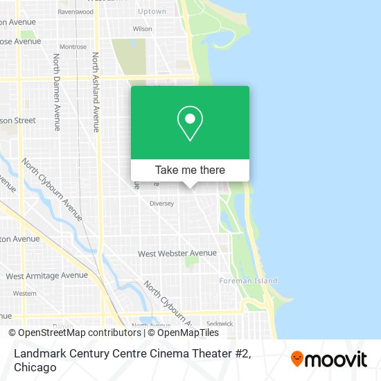 Mapa de Landmark Century Centre Cinema Theater #2