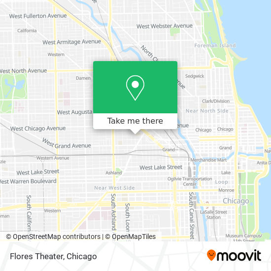 Flores Theater map