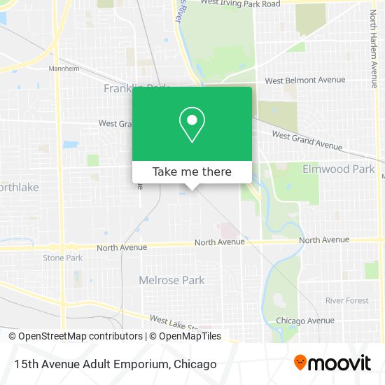 15th Avenue Adult Emporium map