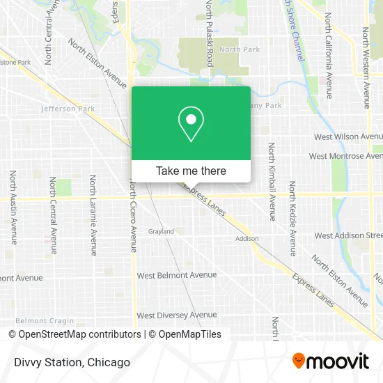 Divvy Station map