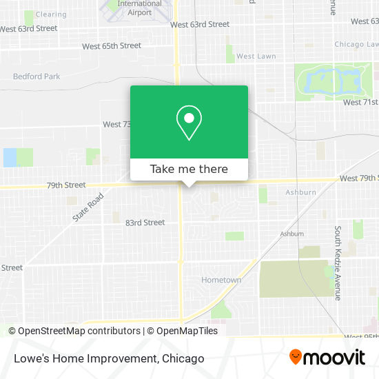 Lowe's Home Improvement map