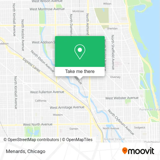 Menards map