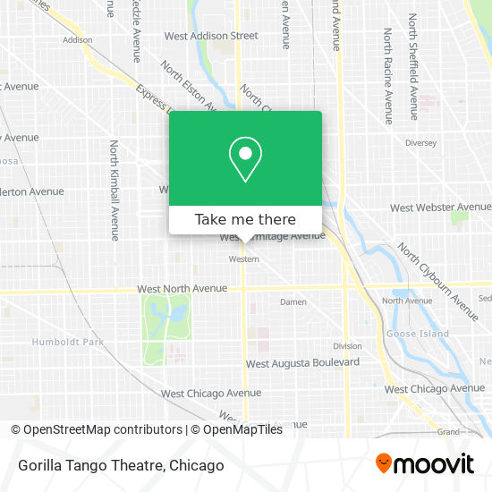 Mapa de Gorilla Tango Theatre
