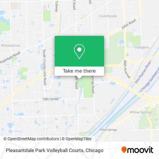 Pleasantdale Park Volleyball Courts map