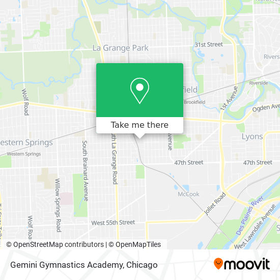 Mapa de Gemini Gymnastics Academy
