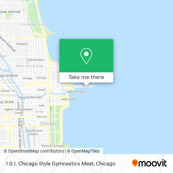 I.G.I. Chicago Style Gymnastics Meet map