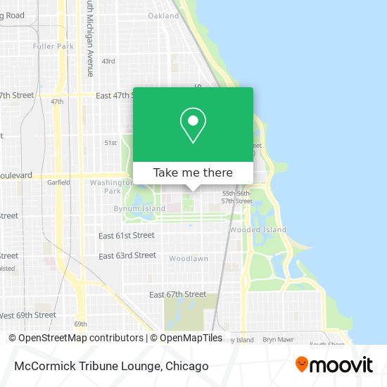 McCormick Tribune Lounge map