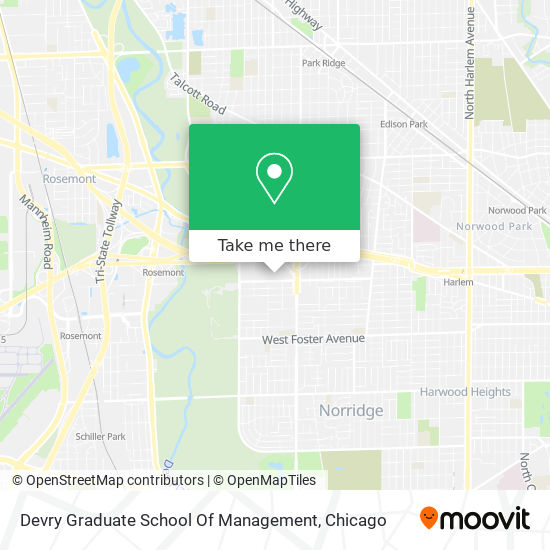 Devry Graduate School Of Management map