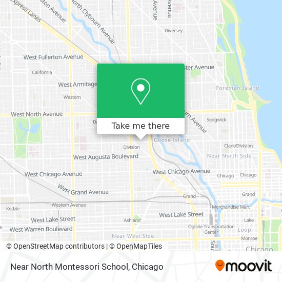 Near North Montessori School map