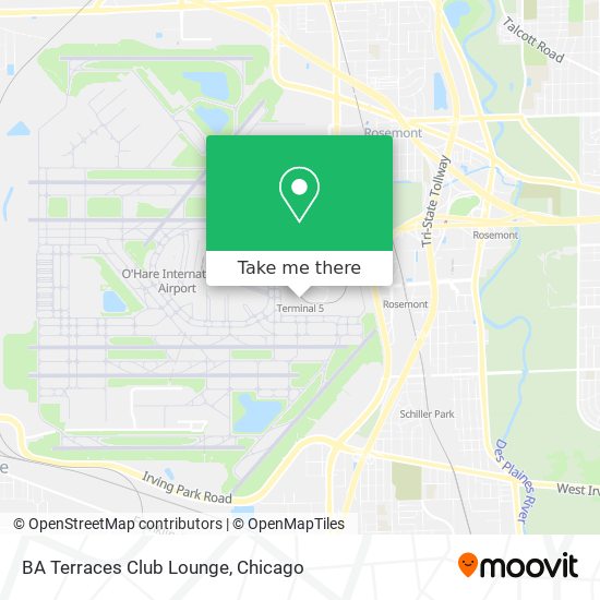 Mapa de BA Terraces Club Lounge