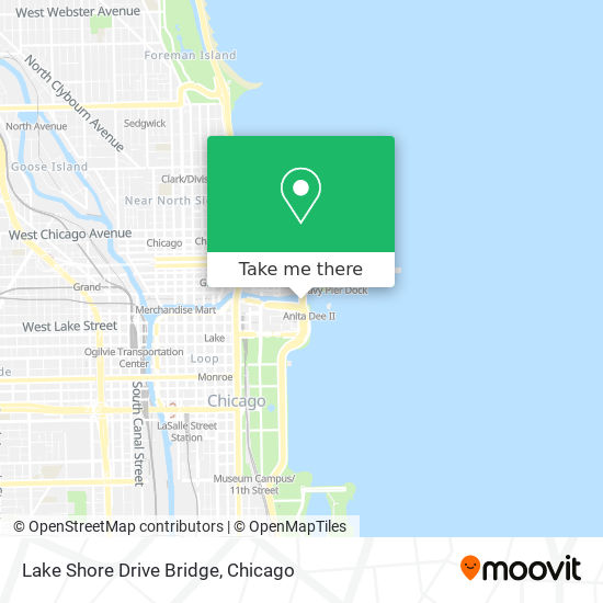 Mapa de Lake Shore Drive Bridge