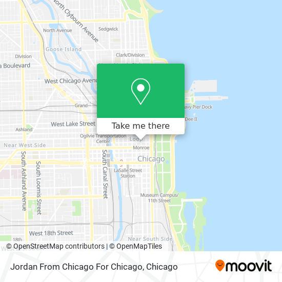 Jordan From Chicago For Chicago map