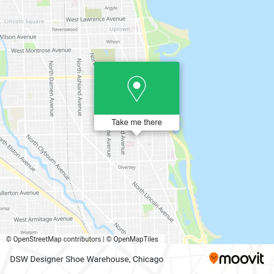 DSW Designer Shoe Warehouse map