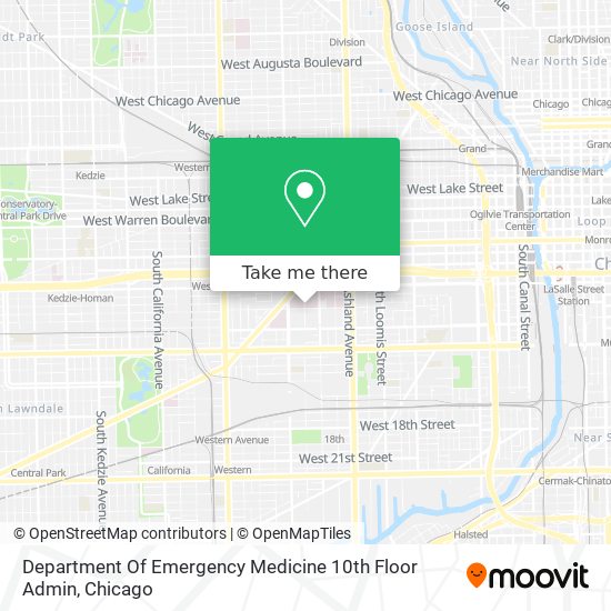 Department Of Emergency Medicine 10th Floor Admin map