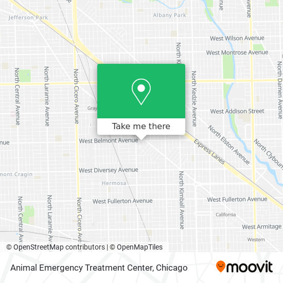 Mapa de Animal Emergency Treatment Center